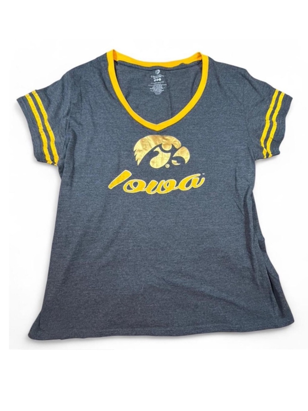 Iowa Hawkeyes Colosseum Women’s V-Neck Tee – XXL
